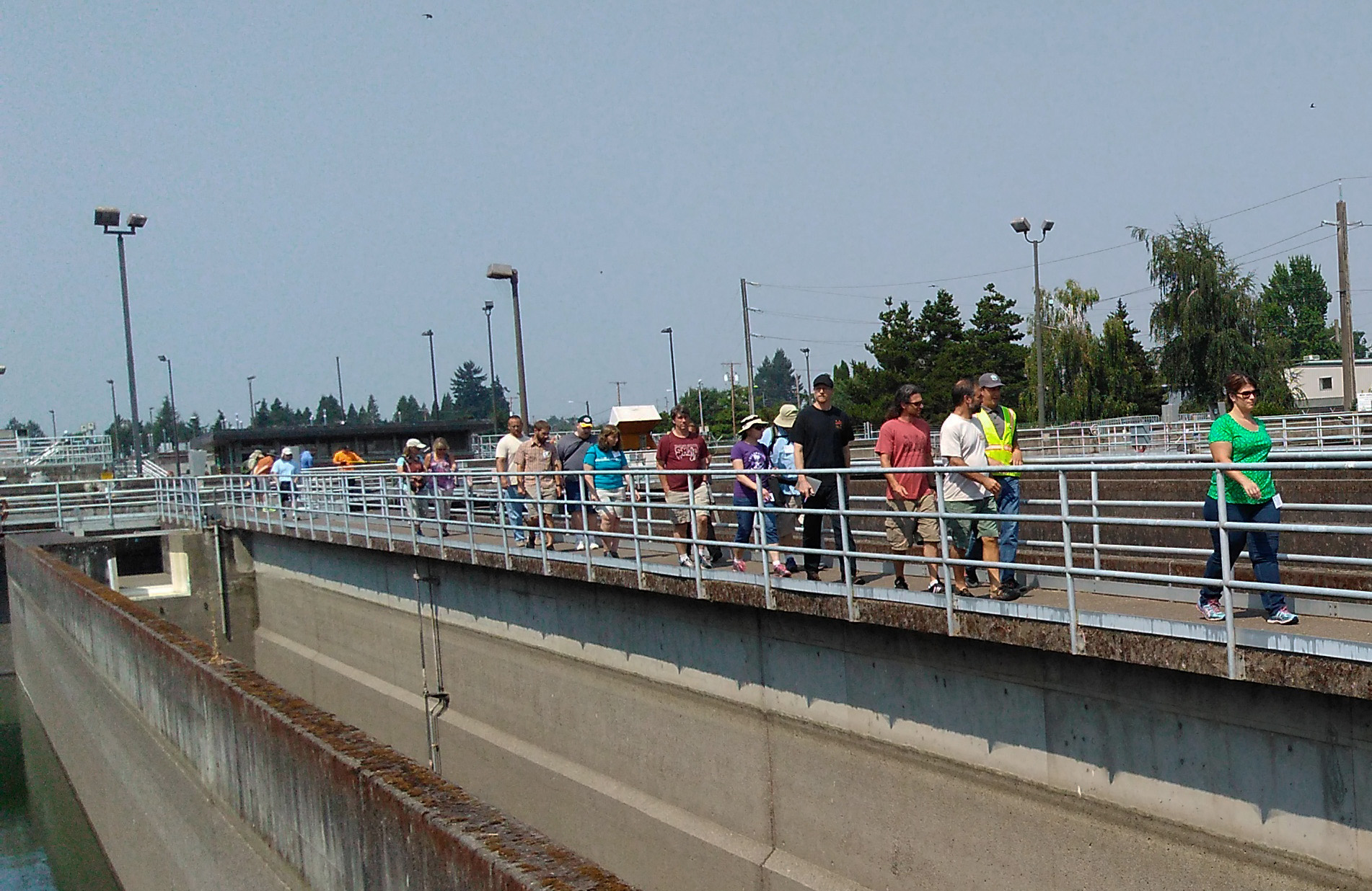 Tour at the Wastewater Treatment Plant